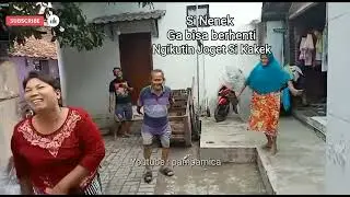 Lucu parah, kakek iseng joget, nenek latah ikutin joget ga bisa berhenti