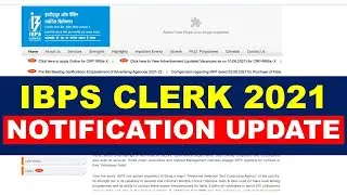 IBPS Clerk 2021 Notification Update