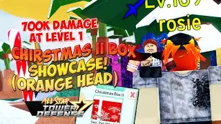 All Star Tower Defense - ORANGE HEAD SHOWCASE⭐GIFT 2 (CHRISTMAS 2021)