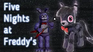 Custom FNAF BONNIE PONY Five Nights At Freddy's MLP Crossover Tutorial