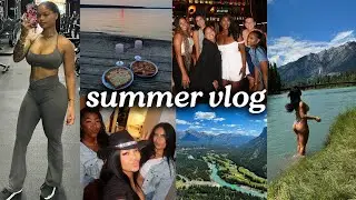 VLOG: Montreal & Banff Trip, Cottage Weekend, Chris Brown, Workout,VQFIT Shoot