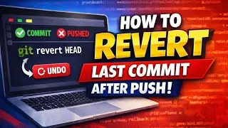How to revert last commit after push