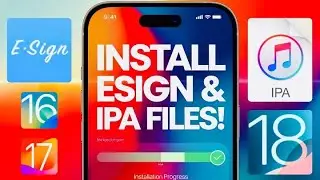 [FREE] Install ESign on iOS & Install IPA Files on iPhone & iPad No PC  Jailbreak   iOS 16 17 18