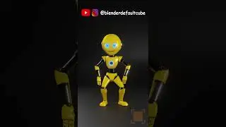Dancing Robot | Blender | Animation #robot #blender3d #shortsfeed #shorts