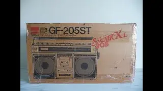 SHARP GF-205ST FM/AM Stereo Radio Cassette Recorder