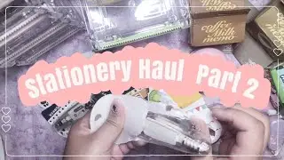 HUGE! BIGGEST ASMR Shein STATIONERY HAUL of 2020! 100+ washi tapes & more! |yummyaesthetics| Part 2