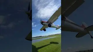 This Cessna 170b makes a quick takeoff from a water soaked strip! #flygooddontsuck #aviation #fly