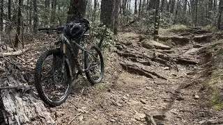 Rowdiness in Avery on a hardtail!