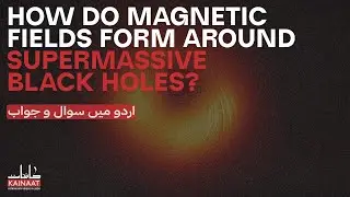 How do Magnetic Fields form around Supermassive Black Holes?