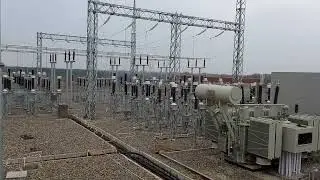Power Grid Overview with Solar Plant | 132KV Grid Overview | Solar Power | 132KV Substation | 132KV