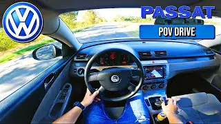 2007 VOLKSWAGEN PASSAT B6 2.0 TDI POV TEST DRIVE by AUTOMOB