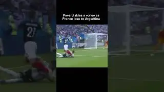 Pavard skies a volley #football #jokes #argentina #france #worldcup #pavard #trending #fypシ #4k