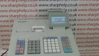 Sharp XE-A307 Cash Register Not Working Troubleshooting