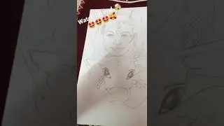 Krishna drawing || made by  Pratik arts 😀😀😀👍 👍👍