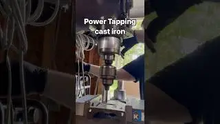 Power tapping cast iron on the milling machine 