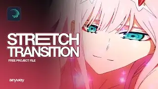 Hyperpop Stretch Transition Tutorial | Alight Motion (FREE PROJECT FILE IN DESC.)