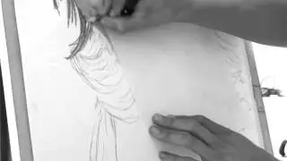 Making a drawing of 
