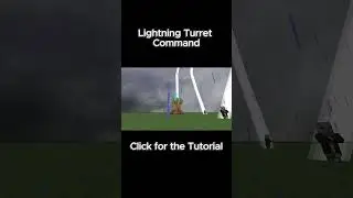 ZapZap Turret on duty! #minecraft #commandblock #tutorial