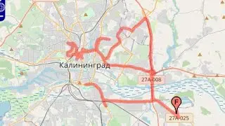 Калининград (ул. Московский пр-т - Грекова  - Дзержинского ) #калининград