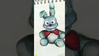 Я нарисовала Бонни#рисование #арт #фнаф#бонни#fup#elbruso#rge #viral#or#puf#follow#art#drawing#fnaf