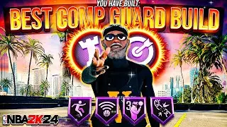 NEW #1 BEST COMP GUARD BUILD IS THE BEST BUILD ON NBA 2K24! BEST OFFENSIVE PG BUILD 2K24!😱