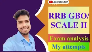 IBPS RRB GBO/ SCALE-II ||Exam analysis|| My attempts