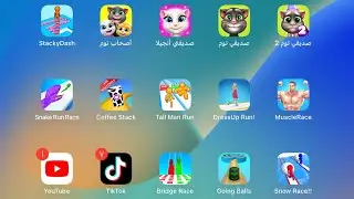 broadcast of the talking cat game and all iPhone games, funny songs, beautiful hashtag