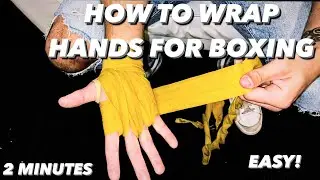 How to Wrap Hands For Boxing ( in 2 minutes or less)