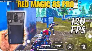 Red Magic 8s Pro Pubg Test | Fps test with fps meter