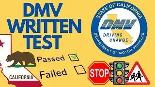 New 2020 CALIFORNIA DMV WRITTEN TEST (Pass the DMV Written Test)