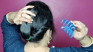 Simple 😍 Hairstyle For Wedding For Saree/ Beautiful Juda Hairstyles For Wedding/ Easy Hairstyles New