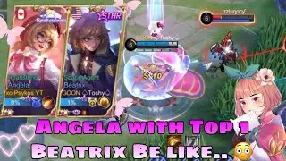 Angela with TOP player Beatrix! 🔥 Support Master x Shotgun Expert 😍