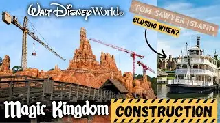 CRANES RISE at MAGIC KINGDOM! | BIG 2025 Construction Updates