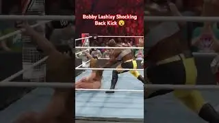 Bobby Lashley Shocking Back Kick 