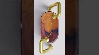 💜+ 🧡 #youtubeshorts #3danimation #satisfying #blender3d #colormixing #colorful #slime