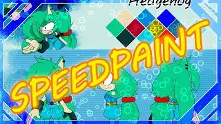 .:SPEEDPAINT:. Alex Hedgehog 2022
