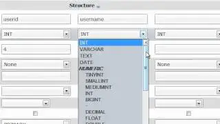 How to add tables to a database in phpMyAdmin
