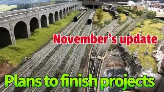 Model railway - Novembers update plans to finish projects