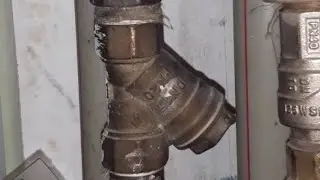Фильтр грубой очистки воды - его тоже надо чистить.