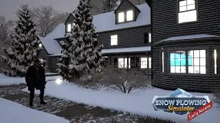 Meeting The Mayor With New Snowblower ~ Snow Plowing Simulator