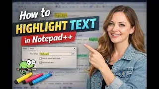 How to Highlight Text in Notepad++ Using Find & Mark Regex Tutorial