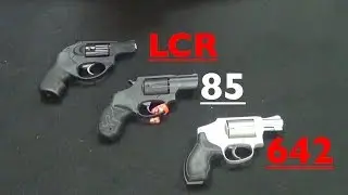 Ruger LCR vs S&W 642 vs Taurus 85 - A Revolver Comparison