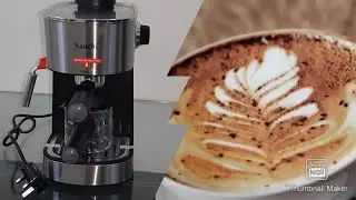 Saachi coffee maker unboxing& how to use it