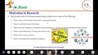 Lecture on Research Methodology