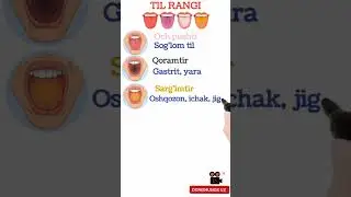 Til rangiga qarab tashxislash... 👅