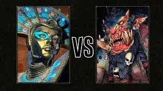 Верховная царица Халида vs Трогг. Total War Warhammer 2. тесты юнитов v1.4.1.