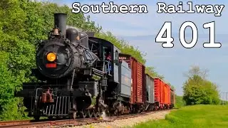 Southern Railway 401 - Monticello Railway Museum Steam Train