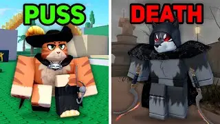 We became PUSS IN BOOTS and DEATH THE WOLF in Combat Warriors! (Roblox)