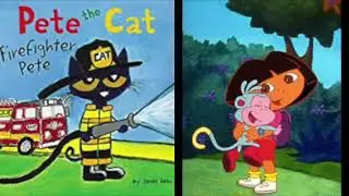 MERGED   Pete The Cat and Dora The Explorer Light On