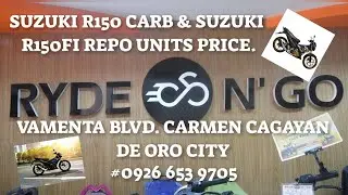 RYDE N' GO MOTORCYCLE CORPORATION/VAMENTA BLVD/CARMEN CDO/BRAND NEW/REPO PRICE LIST/12-4-21
